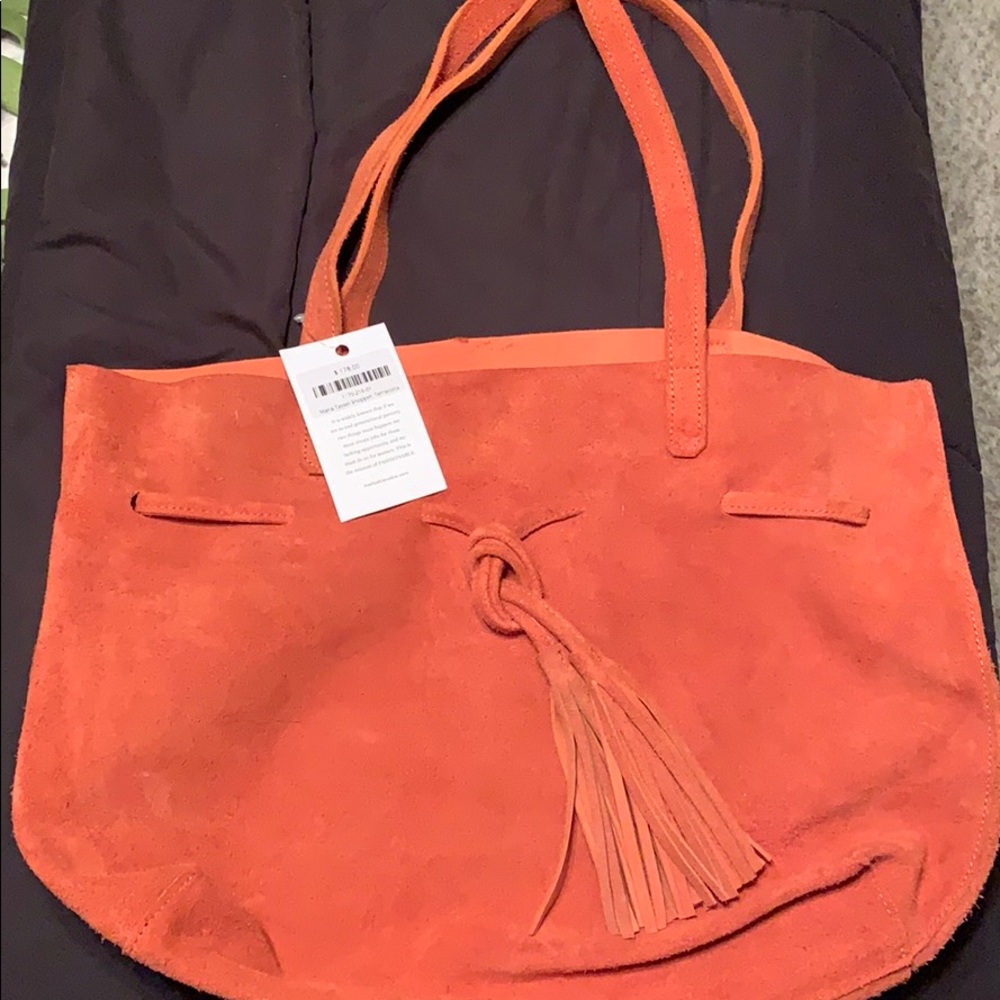 Able suede tote